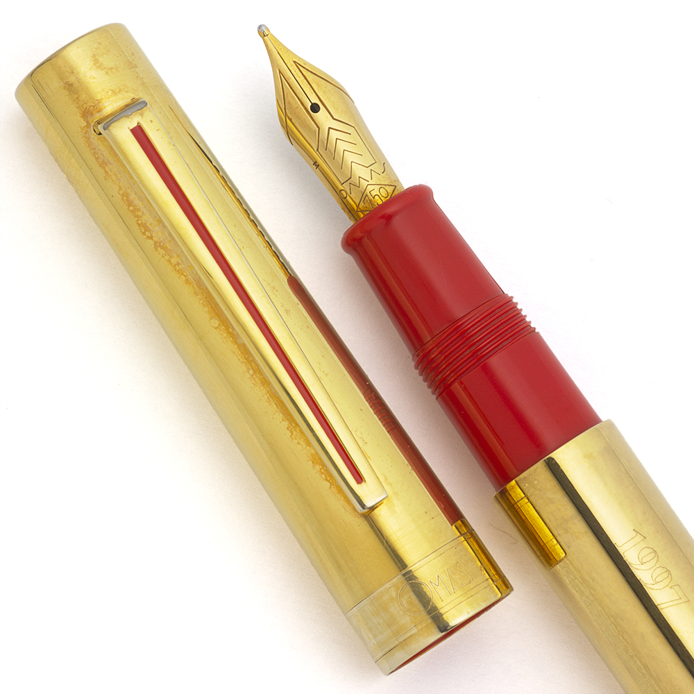 Omas Return To The Motherland LE Fountain Pen (1997) - Red Resin w